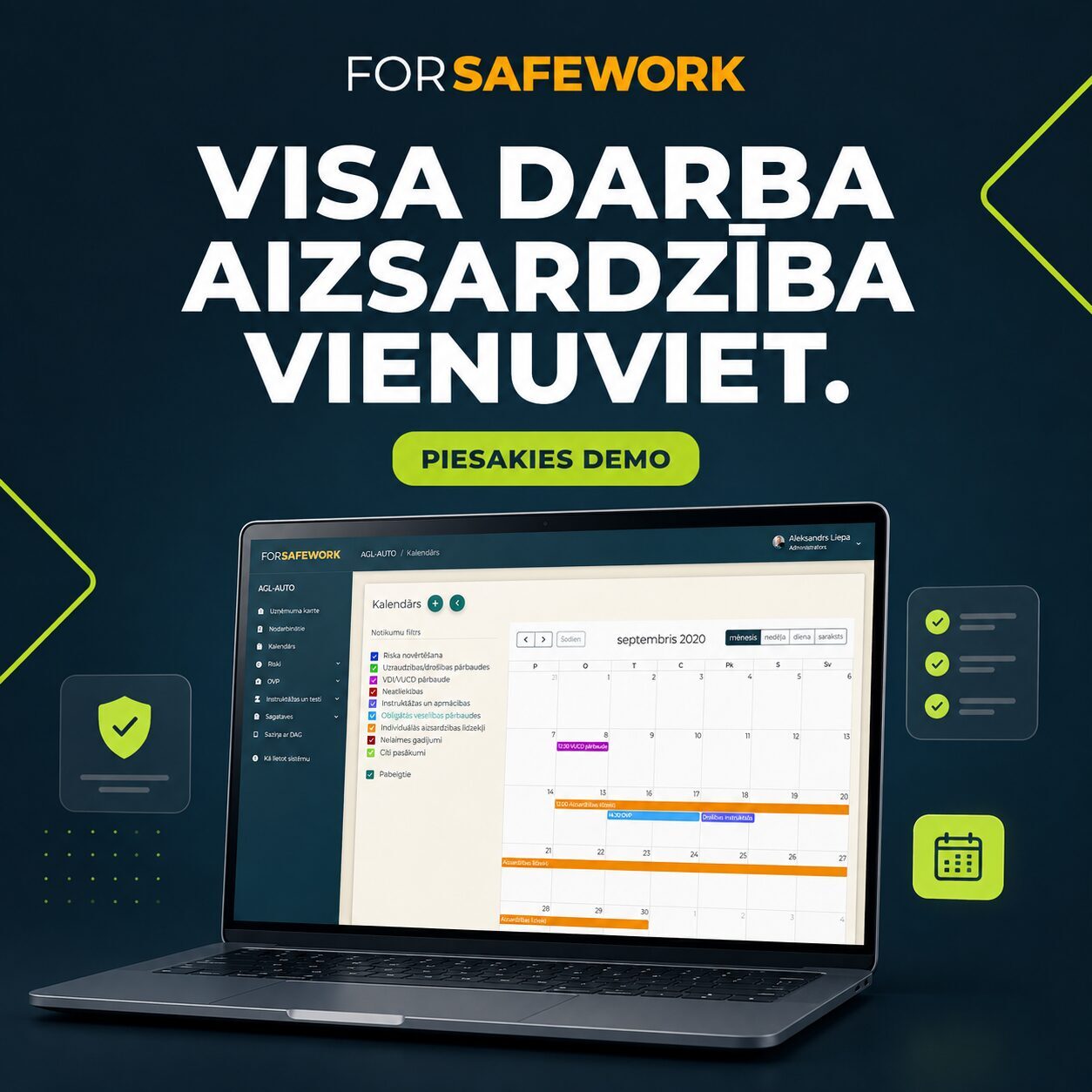 Visa darba aizsardzība vienuviet